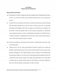 Industrial Engineering Chapter 1 Engineering And Management Discussion Questions The Precursors Todays Engineers Listed The