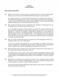 Industrial Engineering Chapter 5 Decision Making Discussion Questions Give Some Examples Each The Three Occasions