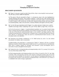 Industrial Engineering Chapter 9 Managing The Research Function Discussion Questions Figure Presents Generic Product Lifecycle
