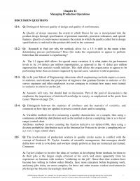 Industrial Engineering Chapter 12 Managing Production Operations Discussion Questions Distinguish Between Quality Design And Quality