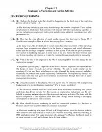 Industrial Engineering Chapter 13 Engineers Marketing And Service Activities Discussion Questions Outline The Detailed Tasks