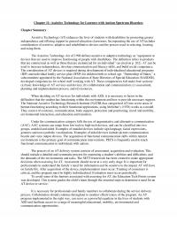 Special Education Chapter 11 Assistive Technology For Learners With Autism Spectrum Disorders Summary Assistive