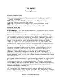 Marketing Chapter 7 Persuading Consumers Learning Objectives Understand The Components Communications Source Credibility And