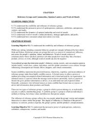 Marketing Chapter 9 Reference Groups And Communities Opinion Leaders And Wordofmouth Learning Objectives Understand