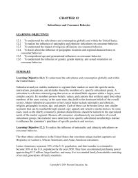 Marketing Chapter 12 Subcultures And Consumer Behavior Learning Objectives Understand The Subcultures And Consumption