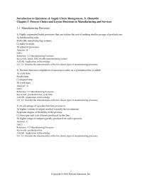 Management Chapter 3 Introduction Operations Amp Supply Chain Management Bozarth Process Choice And Layout