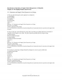 Management Chapter 15 Introduction Operations Amp Supply Chain Management Bozarth Developing Products And Services