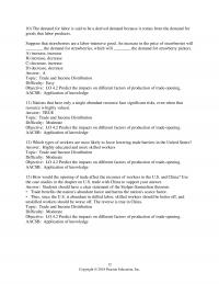 International Business Chapter 4 The Demand For Labor Said Derived Demand Because Comes From The Demand