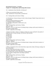 International Business Chapter 10 International Economics Gerber Exchange Rates And Exchange Rate Systems Introduction Fixed