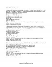 International Business Chapter 10 The Real Exchange Rate Suppose That The Nominal Exchange Rate Between The