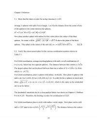 Chemical Engineering Chapter 5 Show that the ideal c/a radio for an hcp structure is 1.633