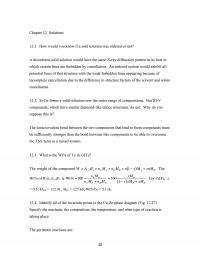 Chemical Engineering Chapter 12 How would you know if a solution was ordered or not