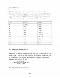 Chemical Engineering Chapter 20 You are given a piece of unknown semiconductor material and are&nbsp;