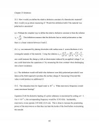 Chemical Engineering Chapter 23 How would you define the relative dielectric constant of a ferroelectric material