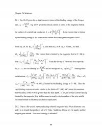 Chemical Engineering Chapter 26 Eq. 26.45 gives the critical current is terms of the binding energy of the Cooper pair