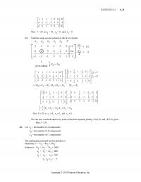 Management Chapter 6 Homework Exercise Max And Solution Using Second Column The Pivot Columnxxxssp Pivot Column