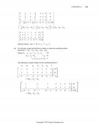 Management Chapter 6 Homework Exercise Optimal Solution Max Introduce Surplus And Artificial Variables Obtain The Modified