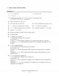 Management Chapter 7 Homework Logic Sets And Counting Exercise Odd Integer Has The Form And Are