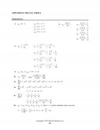Management Appendix B Homework Appendix Special Topics Exercise                Here