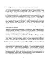 Strategic Management 1 Why is it