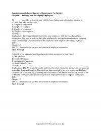 Human Resources Dessler&nbsp;Chapter&nbsp;7 Fundamentals Human Resource Management Dessler Training And Developing Employees Provides New
