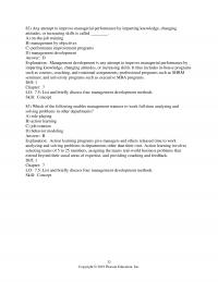 Human Resources Dessler&nbsp;Chapter&nbsp;7 Any Attempt Improve Managerial Performance Imparting Knowledge Changing Attitudes Increasing Skills Called