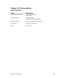 Object-Oriented Software Design Homework Polymorphism Lab Exercises Topics Lab Exercises Polymorphism Via Inheritance Another Type
