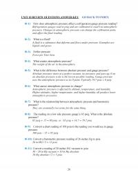 Mechanical Engineering Unit 10 Unit Review Questions Answer Keygo Back Index How Does Atmospheric Pressure Affect