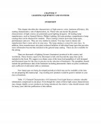 Mechanical Engineering Chapter 17 Lighting Equipment And Systems Overview This Describes The Characteristics Light