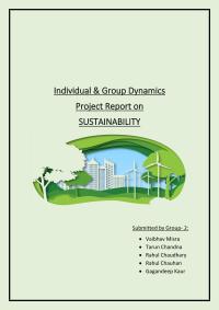 Sustainability Individual amp