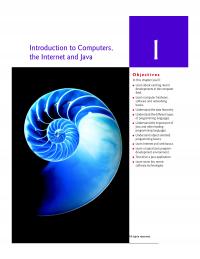 Programming Languages Chapter 1&nbsp;Introduction Computers The Internet And Java Sin This Youll Learn About