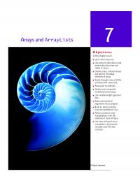 Programming Languages Chapter&nbsp;7&nbsp;Arrays And Arraylists Sin This Youll Learn What Arrays Are Use