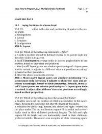 Programming Languages Chapter 13 Java How Program Multiple Choice Test Bank Page Javafx Gui Part Laying