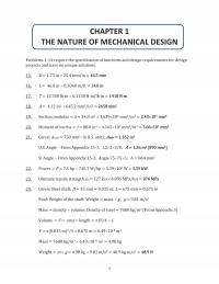 Mechanical Engineering Chapter 1&nbsp;The nature of mechanical design