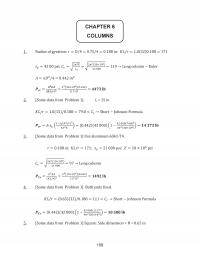 Mechanical Engineering Chapter 6&nbsp;Columns