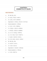 Mechanical Engineering Chapter 8&nbsp;Kinematics Of Gears&nbsp;Part 1