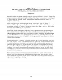 Mechanical Engineering Chapter 19 Architectural Accommodation And Coordination Mechanical And Electrical Systems Overview Preceding S