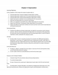 Civil Engineering Chapter 5 Depreciation Learning Objectives The Completion This The Student Should Able