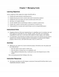 Civil Engineering Chapter 7 Managing Costs Learning Objectives The Completion This The Student Should