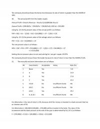 Civil Engineering Chapter 17 The Company Should Purchase The Dump Truck Because Its Rate Return Greater