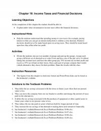 Civil Engineering Chapter 18 Income Taxes And Financial Decisions Learning Objectives The Completion This