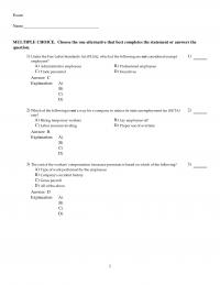 Civil Engineering Chapter 8 Under the Fair Labor Standards Act (FLSA) which of the following are not considered exempt employees