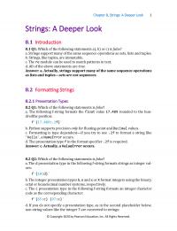 Programming Languages Chapter 8&nbsp;Strings Deeper Look Strings Deeper Look Introduction Which The Following Statements