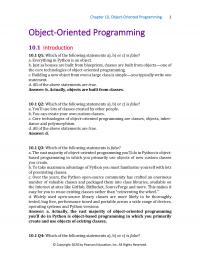 Programming Languages Chapter 10&nbsp;Objectoriented Programming Objectoriented Programming Introduction Which The Following Statements False Everything