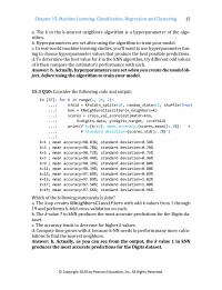 Programming Languages Chapter 15&nbsp;Machine Learning Classification Regression And Clustering The The Knearest Neighbors Algorithm