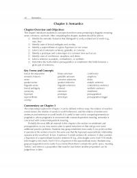 Linguistics Chapter 3 Semantics Semantics Overview And Objectives This Introduces Students Concepts