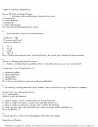 Programming Languages Chapter 2 Elementary Programming Section Writing Simple Program The Code With Natural Language
