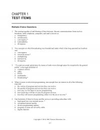 Media Studies Chapter 1 The coming together of and blurring of lines between, discrete communications forms