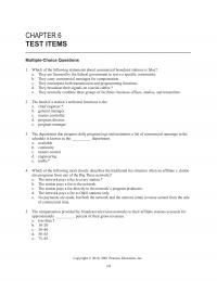 Media Studies Chapter 6 Which of the following statements about commercial broadcast stations is false