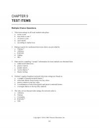 Media Studies Chapter 9 Ratings reports for syndicated television shows are provided by